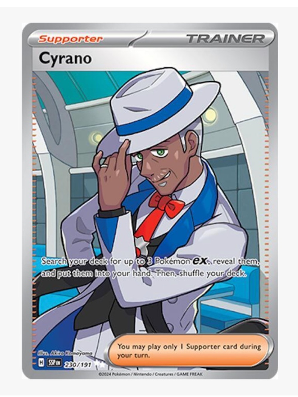 Cyrano Trainer Pokémon Card - Surging Sparks